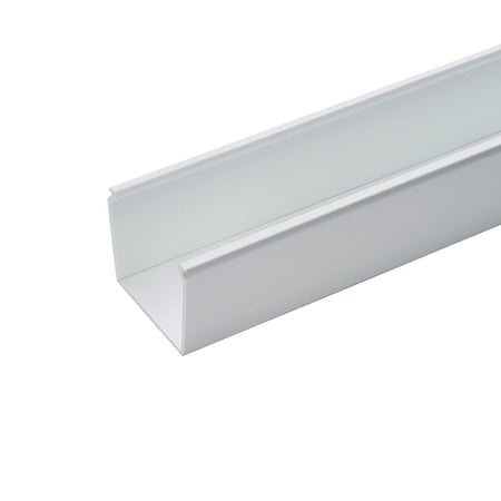 Base Wiring Duct, Type FS, Solid Wall, White, 1.5 X 5 X 1' (6-Pack), No Mounting Holes